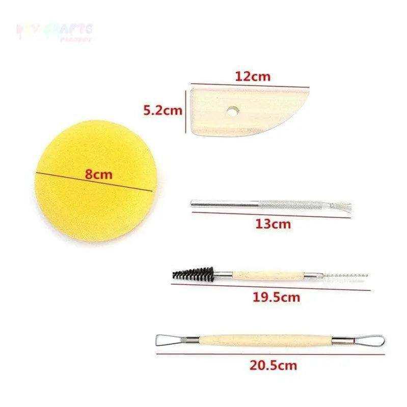 Pottery making ceramic sculpting tools clay shaping model carving