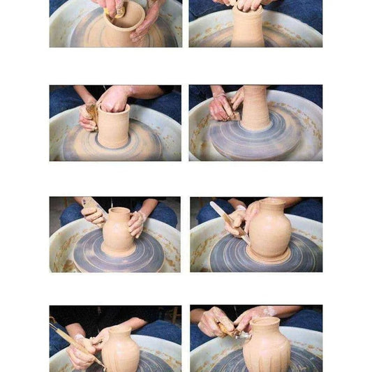 Pottery Sculpting Tools Set - 8 - Piece Clay Modeling Kit - DiyCraftsProject