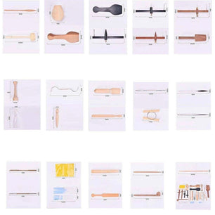 Professional Pottery Tools Handmade Purple Sand Pottery Tool Set Sculpting Tools - DiyCraftsProject