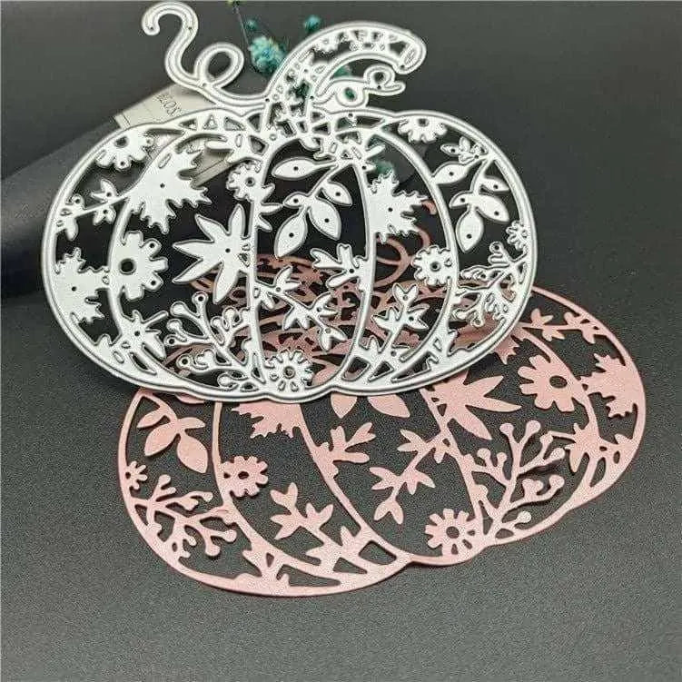 Pumpkin Metal Cutting Die Halloween Theme Scrapbook Stencil Die Cuts For Cardmaking