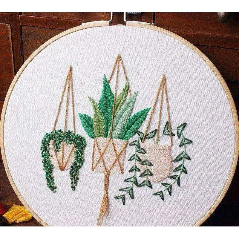 Punch Embroidery Kit Mini Embroidery Desig Floral Embroidery Pattern