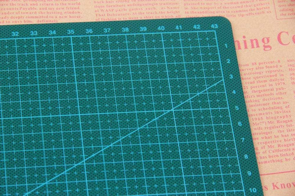 PVC Cutting Mat A3 A4 A5 Double Sided Fabric Cutting Board