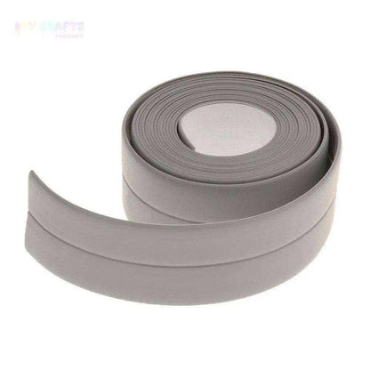 Pvc roll adhesive strips bathroom sealant window sealing tape shower seal bath sealer waterproof tape