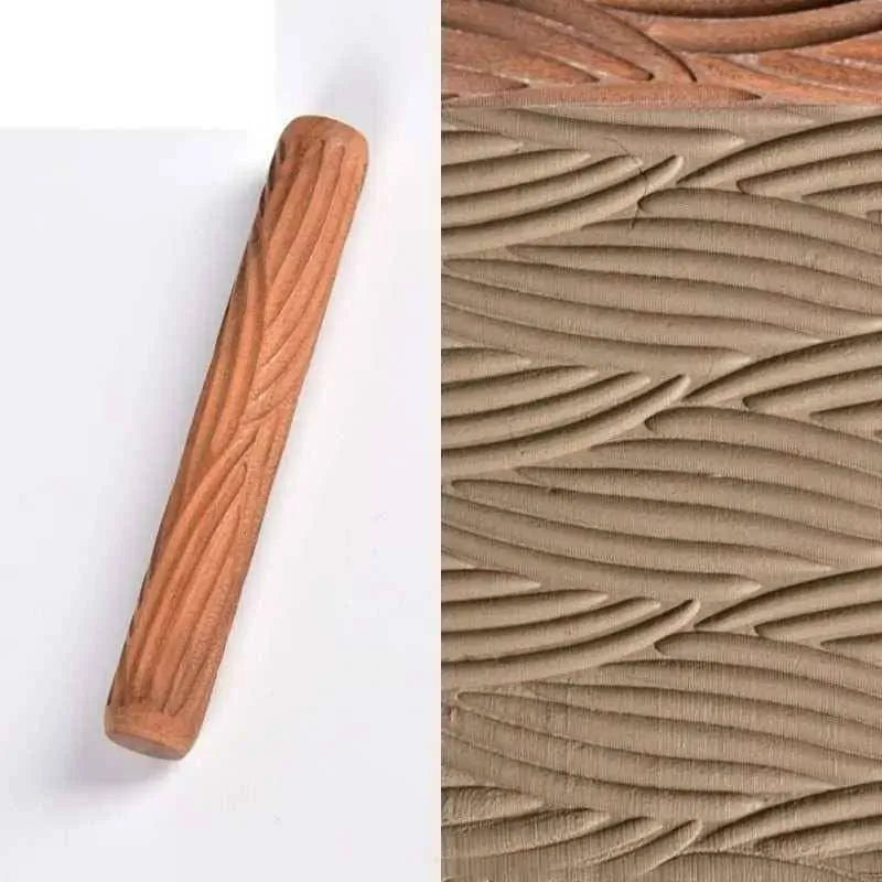 Rolling Pin Clay Rollers DIY Pottery Supplies Stamp Pattern Roller