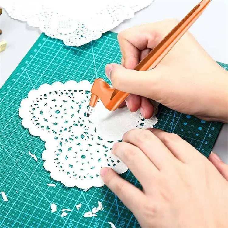 Paper Cutting Tool Rotary Cutter 360 Rotating Blade Crafting Knife DIY Paper Crafts Tools
