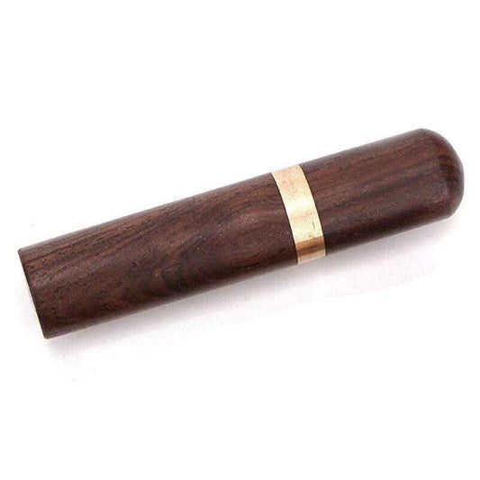 Sandalwood Cylinder Gold Tail Needle Hand Sewing Needle Hand Embroidery - DiyCraftsProject