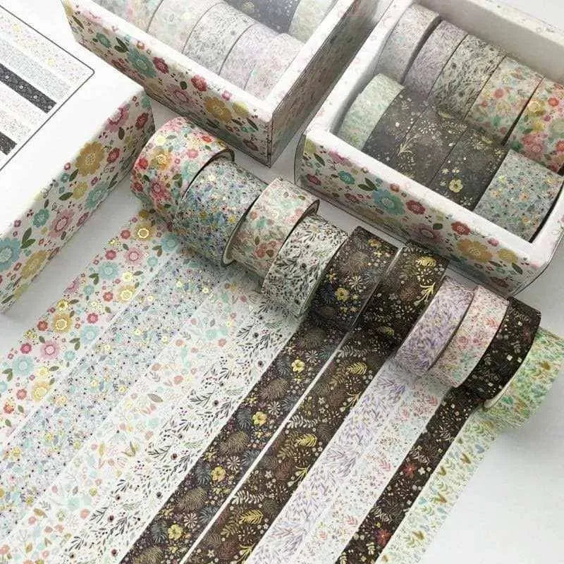 Scrapbook Masking Tape Set Washi Tape 10 Rolls Per Pack