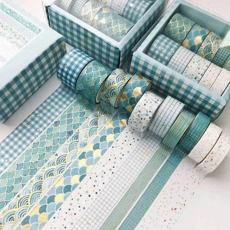 Scrapbook Masking Tape Set Washi Tape 10 Rolls Per Pack