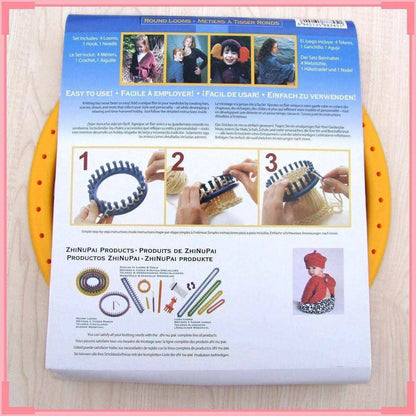 Set round castle knitting device hat simple knitting tool