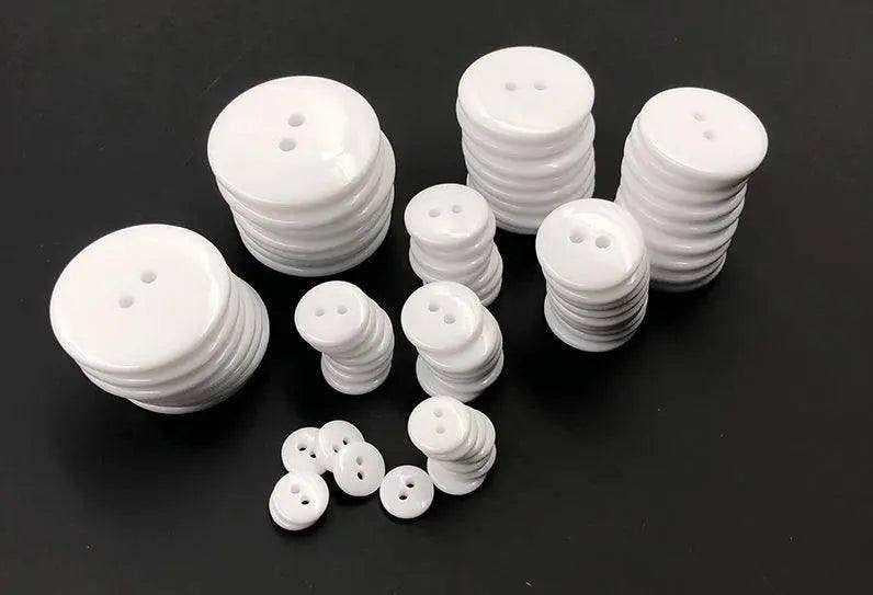 Sewing Buttons 50 Clear Buttons Bulk Black Buttons 18mm Buttons