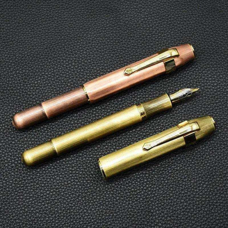 Short Fountain Pen Pocket Pen Metal Fountain Pen Letter Writing Essentials