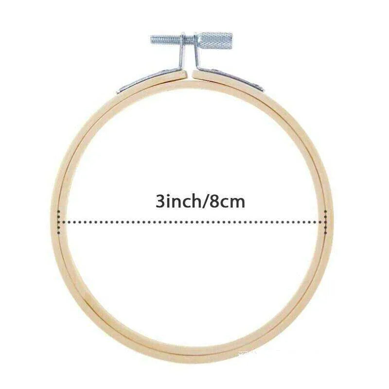 Small Embroidery Kit Bamboo Hoop Embroidery Hoop For Cross Stitch