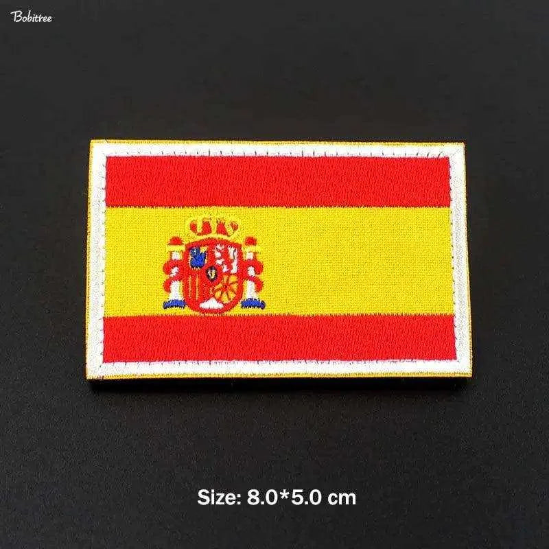 Small Iron On Country Flag Patch For Jeans And Jacket