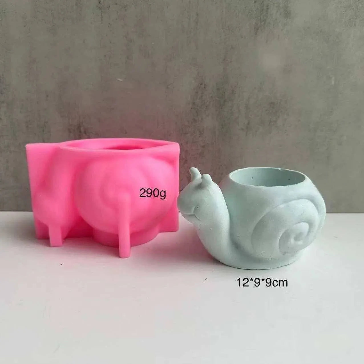 Snail Flower Pot Mold Gypsum Mold Concrete Snail Mold