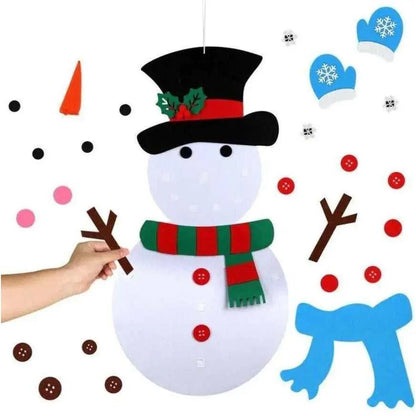 Snowman wall sticker DIY Christmas stickers for kids bedroom nursery room decal