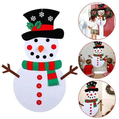 Snowman wall sticker DIY Christmas stickers for kids bedroom nursery room decal