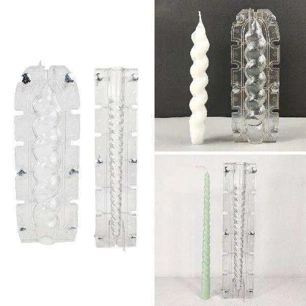 Spiral Candle Mold for Candle Making - Taper Candle Mould