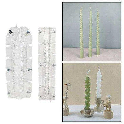 Spiral Candle Mold for Candle Making - Taper Candle Mould