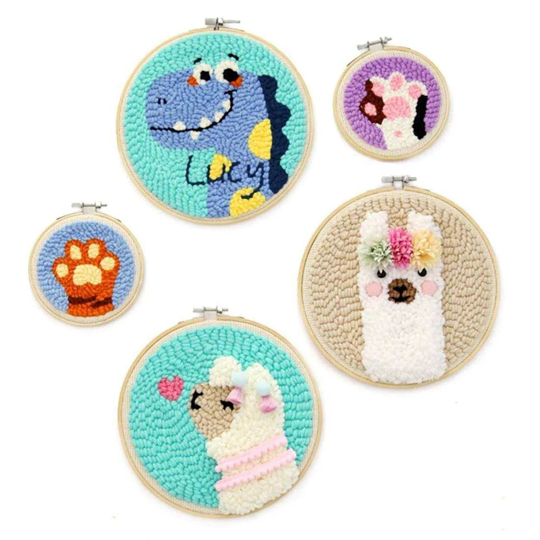 Stamped Embroidery Kits Needlepoint Kits llama Embroidery Design