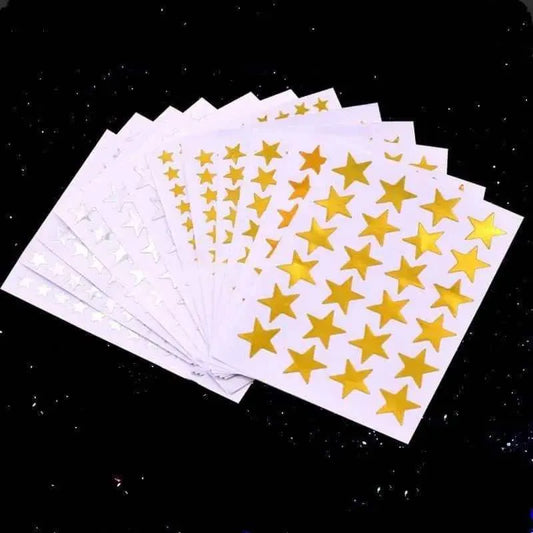Stars Stickers DIY Scrapbooking Decor Journal Sticker Sheets Cardmaking Accessories Cute Phone Decal Laptop Decals