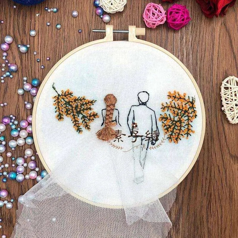 Stereoscopic Embroidery Newly Wed Gifts Wedding Cross Stitch Patterns