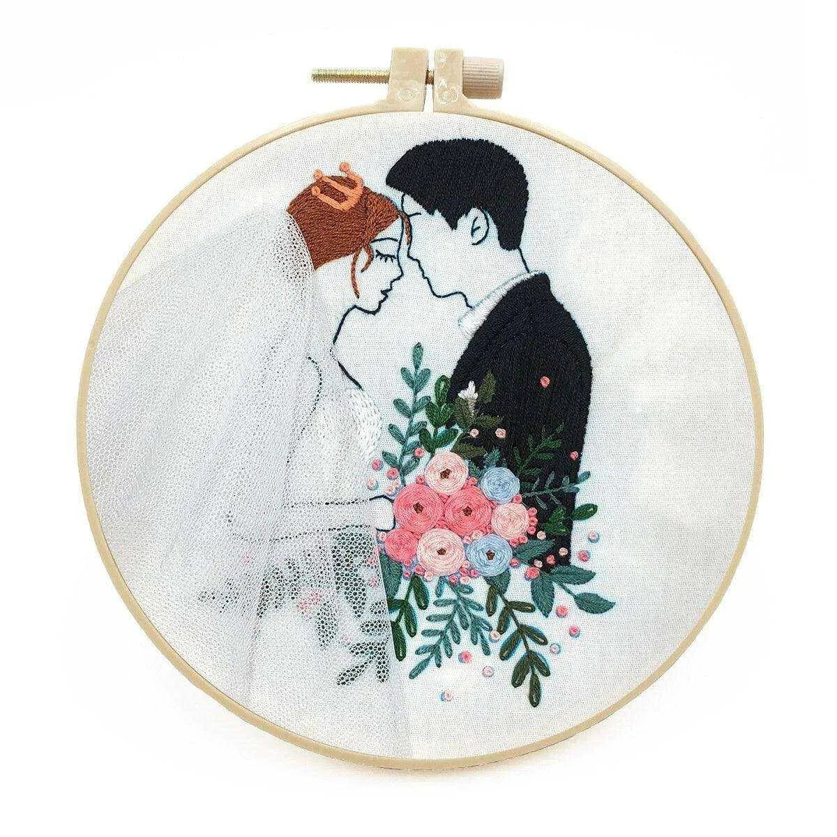 Stereoscopic Embroidery Newly Wed Gifts Wedding Cross Stitch Patterns