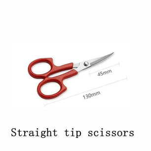 Straight Scissors Plastic Handle Embroidery Shears Sewing Tools Scissor For Paper Fabric Scissors For DIY Dressmaking Crafting Scissors