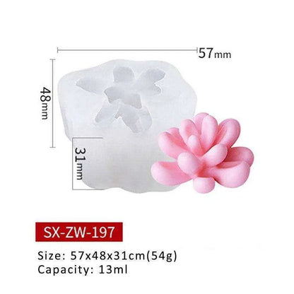 Succulent Mold Small Flower Molds