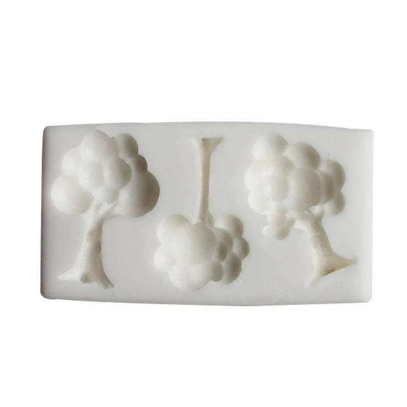 Three Small Trees Mold Tree Mould