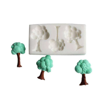 Three Small Trees Mold Tree Mould