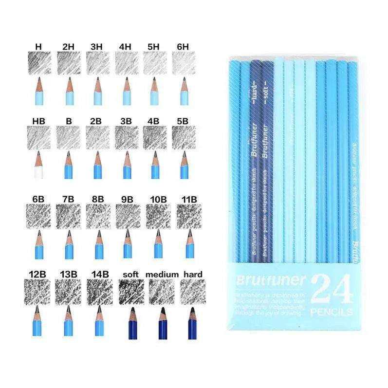 Tracing Pencil Sketching Kit Gift For Artist Drawing Pencils Set