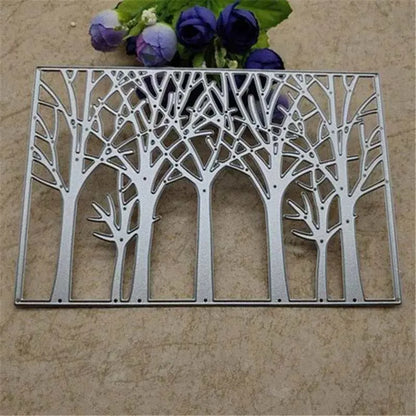 Trees Cutting Die Paper Stencil Template DIY Scrapbooking Essentials