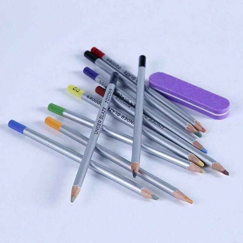 Underglaze Pencil For Clay Pottery DIY Ceramic Painting