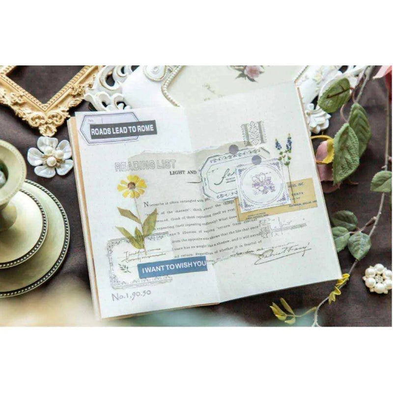 Memo Pad With Borders Vintage Pattern Notepad Note Writing Paper Scrapbook Decor Card Making Supplies Journal Decoration