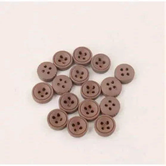 4 Hole Buttons Wood Button Dressmaking Supplies Doll Making Accessory For Coats DIY Scrapbooking 50pcs