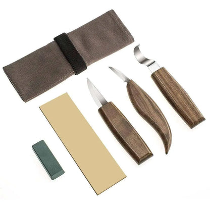 Wood Carving Kit Chisel Knife Set Woodworking Tools Carver Knives