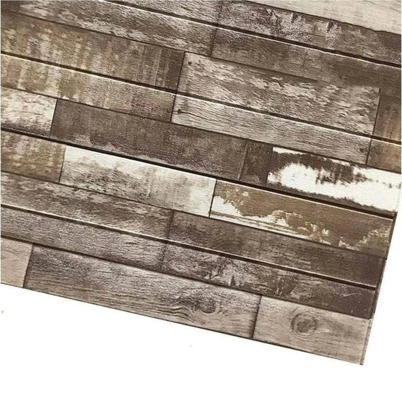 Wood wallpaper easy peel and stick removable wallpaper 3D