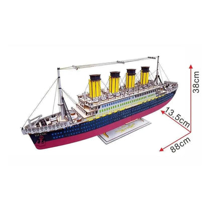 Titanic Model Ship Model Boat Wooden 3D Jigsaw Puzzle