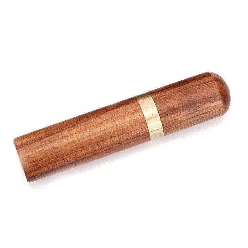 Wooden Needle Storage Tube Needle Case Sewing Needle Holder Sewing Accessories