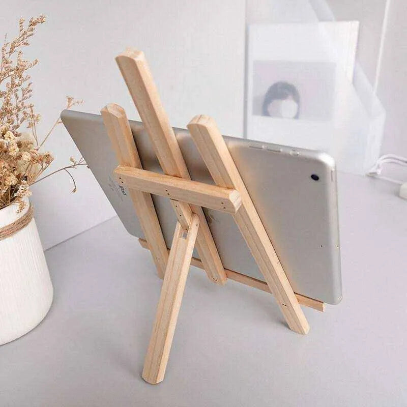 Wooden Easel Stand Tabletop Easel Natural Wood Easel